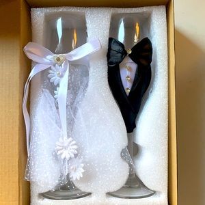 Wedding champagne flutes
